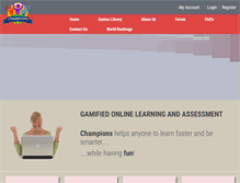 Tablet Screenshot of championsportal.net